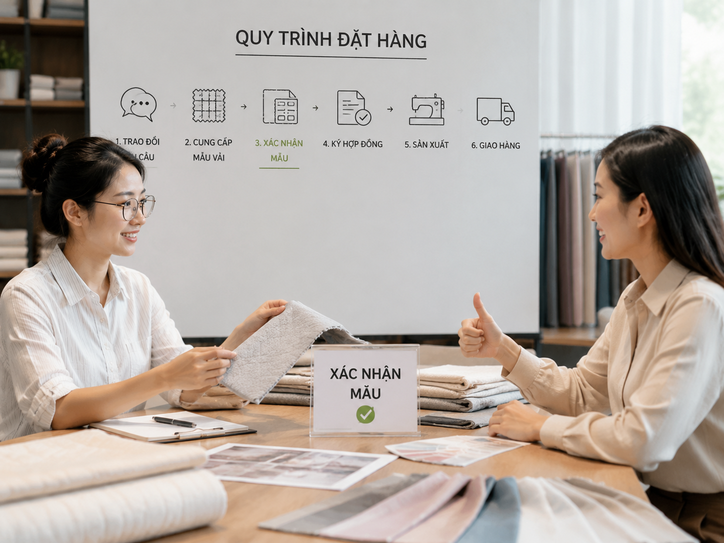 Xác nhận mẫu chăn ga gối đệm OEM